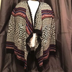 Forever 21 waterfall front cardi, 2x